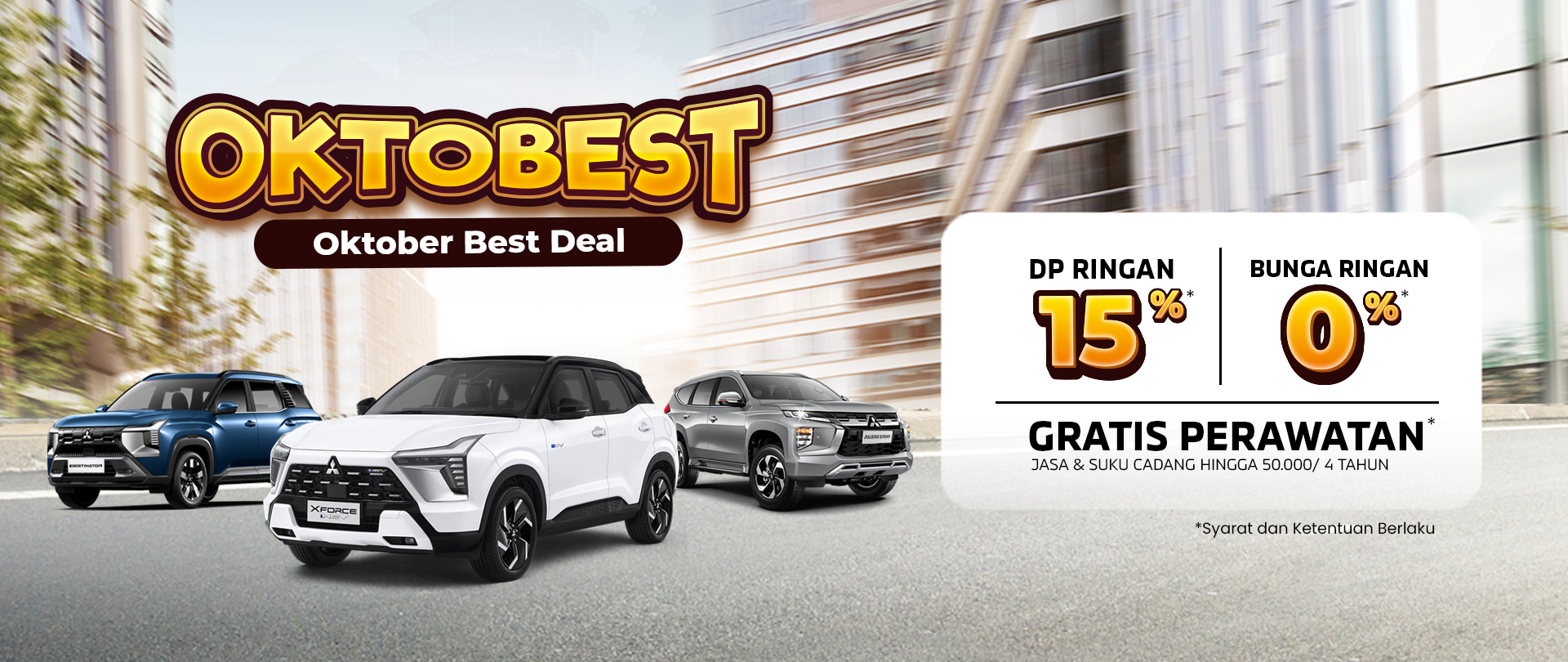 OKTOBEST! Oktober Best Deal |  Temukan Harga & Promo Terbaru Mitsubishi dari Sardana untuk bulan September 2026